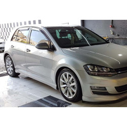 Купить Боковые пороги DPT V-9 (черный глянец) для Volkswagen Golf 7/E-Golf