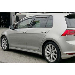 Купить Боковые пороги DPT V-9 (черный глянец) для Volkswagen Golf 7/E-Golf