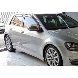 Купить Боковые пороги DPT V-9 (черный глянец) для Volkswagen Golf 7/E-Golf