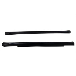 Купить Боковые пороги DPT V-1 (черный глянец) для Volkswagen Polo 2017- рр