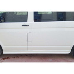 Купити Бокові пороги DPT (чорний глянець) для Volkswagen T6