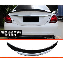 Купити Спойлер DPT V-2 (чорний глянець) для Mercedes C-сlass W205 2014-2021рр