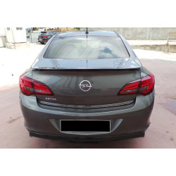 Купити Спойлер DPT V-2 (SD, чорний глянець) для Opel Astra J 2009-2015 рр