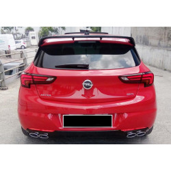 Купити Спойлер DPT V-2 (чорний глянець) для Opel Astra K 2016-2021 рр