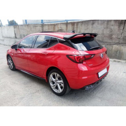 Купити Спойлер DPT V-2 (чорний глянець) для Opel Astra K 2016-2021 рр