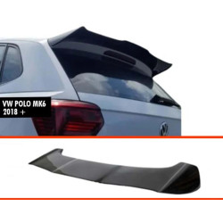 Купить Спойлер DPT V-2 (2017-2021, HB, черный глянец) для Volkswagen Polo 2017- рр