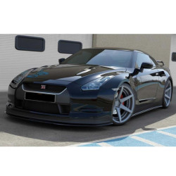 Купити Передня Lip накладка DPT (чорний глянець) для Nissan GT-R