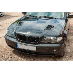 Купить Универсальные накладки на капот DPT (2 шт, черный глянец)