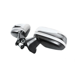 Купить Полоски на зеркала (2 шт, хром) для Toyota Land Cruiser 300