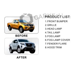 Купити Комплект рестайлінгу апгрейда в 2021 рік (для 2015-2020 років) для Nissan Navara/NP300 2016- рр