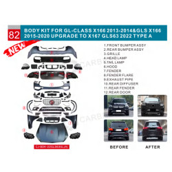 Купити Комплект рестайлінгу з X166 в GLS63 X167 (Type-A) для Mercedes GL/GLS сlass X166