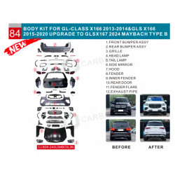 Купити Комплект рестайлінгу з X166 в GLS X167 Maybach (Type-B) для Mercedes GL/GLS сlass X166