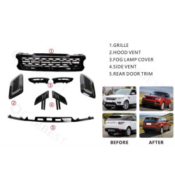 Купити Комплект обвісів Black Pack (2013-2017) для Range Rover Sport рр