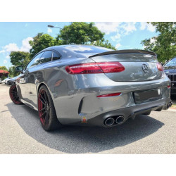 Купить Задний диффузор с насадками Black (Дизайн AMG53) для Mercedes E-class coupe C238