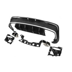 Купить Задний диффузор с насадками (дизайн GLE63) для Mercedes GLE coupe C167 2019- рр