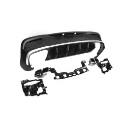 Купить Задний диффузор с насадками (дизайн GLE63) для Mercedes GLE coupe C167 2019- рр