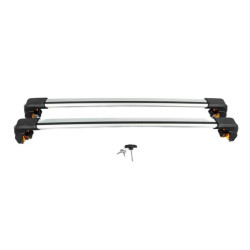 Купить Багажник (поперечины) на интегрированные рейлинги Ecem V2 120 см (2 шт) Черный для Volkswagen Touareg 2018- гг