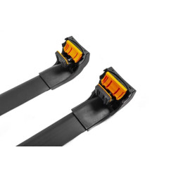 Купить Багажник (поперечины) на интегрированные рейлинги Ecem V2 120 см (2 шт) Черный для Volkswagen Touareg 2018- гг