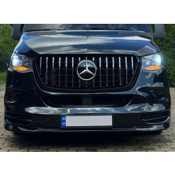 Купить Передняя решетка Panamericana GT Chrome Premium V1 С рамкой для Mercedes Sprinter W907/W910 2018- гг