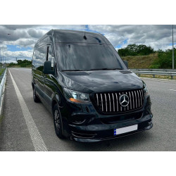 Купить Передняя решетка Panamericana GT Chrome Premium V1 Без рамки для Mercedes Sprinter W907/W910 2018- гг