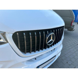 Купить Передняя решетка Panamericana GT Chrome Premium V1 Без рамки для Mercedes Sprinter W907/W910 2018- гг