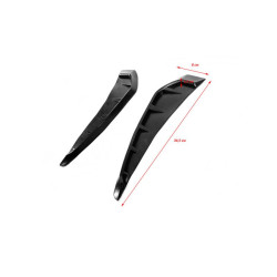 Купити Універсальні вентиляційні накладки на крила тип-E (імітація, 2 шт, гума)