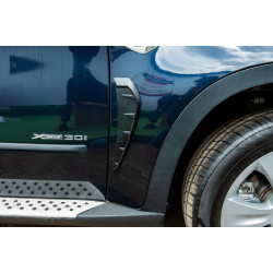 Купити Універсальні вентиляційні накладки на крила тип-E (імітація, 2 шт, гума)