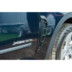 Купити Універсальні вентиляційні накладки на крила тип-E (імітація, 2 шт, гума)