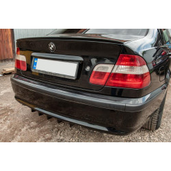 Купити Універсальний задній дифузор тип-E (чорний глянець, ABS-пластик)