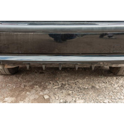 Купити Універсальний задній дифузор тип-E (чорний глянець, ABS-пластик)