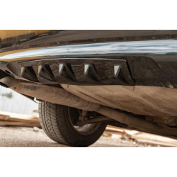 Купити Універсальний задній дифузор тип-E (чорний глянець, ABS-пластик)