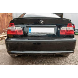 Купити Універсальний задній дифузор тип-E (чорний глянець, ABS-пластик)