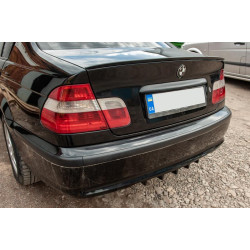 Купити Універсальний задній дифузор тип-E (чорний глянець, ABS-пластик)