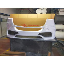 Купити Накладка на передній бампер V2 (під фарбування) для Mercedes Sprinter W907/W910 2018- рр