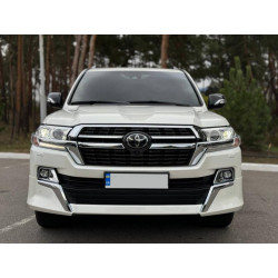 Купити Передня накладка 2016-2025 (Executive 2021) Білий колір для Toyota Land Cruiser 200