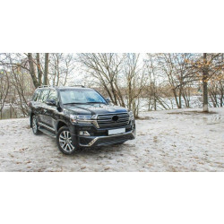 Купить Передняя накладка 2016-2025 (Executive 2016) Белый цвет для Toyota Land Cruiser 200