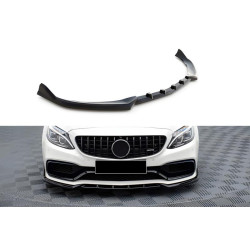 Купить Передняя лип накладка DPT (2017-2020, черный глянец) для Mercedes C-сlass W205