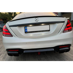 Купити Задній дифузор BRB (під фарбування, 2018-2025) для Mercedes S-сlass W222