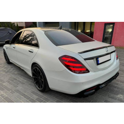 Купити Задній дифузор BRB (під фарбування, 2018-2025) для Mercedes S-сlass W222