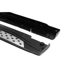 Купить Боковые пороги OEM V1 (2 шт, алюминий) для Mitsubishi Outlander 2012-2021 гг