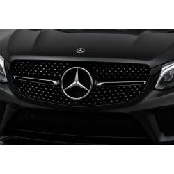 Купить Тюнинг решетка Diamond Black (GLE) С местом под камеру для Mercedes GLE/ML сlass W166