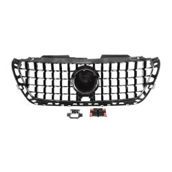 Купить Передняя решетка GT Panamericana Black Premium Без рамки для Mercedes Sprinter W907/W910 2018- гг