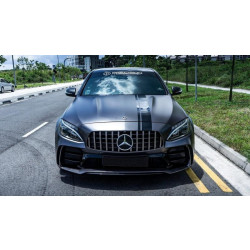 Купити Передній бампер в зборі (дизайн C63 GT) для Mercedes C-сlass W205 2014-2021рр