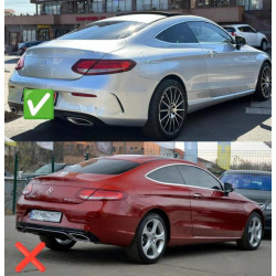 Купити Комплект обвісів з дифузором для Coupe (дизайн Black Mamba C63GT) для Mercedes C-сlass W205 2014-2021рр