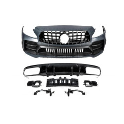 Купити Комплект обвісів з дифузором для Coupe (дизайн Black Mamba C63GT) для Mercedes C-сlass W205 2014-2021рр