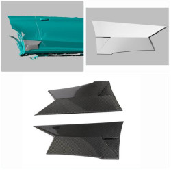 Купить Накладки на задние крылья (для купе/кабриолет C63 AMG 2015-2019, Карбон) для Mercedes C-сlass W205