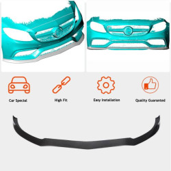 Купить Накладка на передний бампер Lip V3 (для купе/кабриолет C63 AMG 2015-2019, Карбон) для Mercedes C-сlass W205