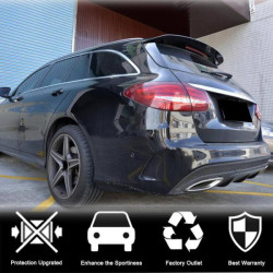 Купити Спойлер (для Base/AMG-Line SW 2015-2019, Карбон) для Mercedes C-сlass W205 рр