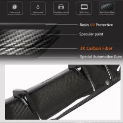 Купить Диффузор заднего бампера (для SD Base 2015-2019, Карбон) для Mercedes C-сlass W205