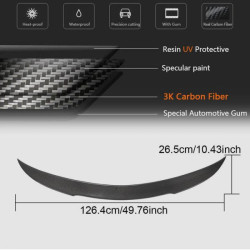 Купить Спойлер V12 (для SD 2015-2021, Карбон) для Mercedes C-сlass W205